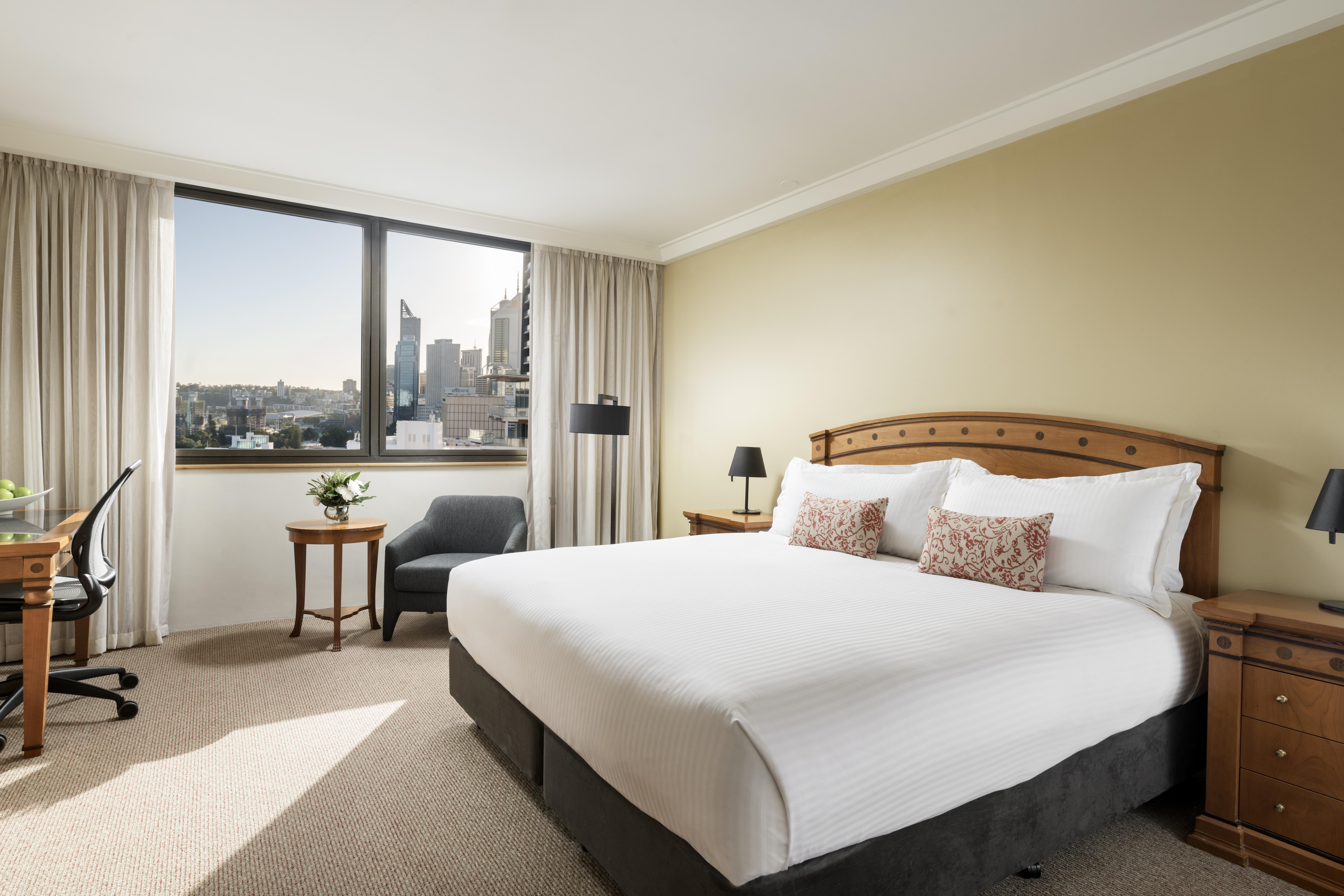 Pan Pacific Perth Hotell Exteriör bild A room at the hotel