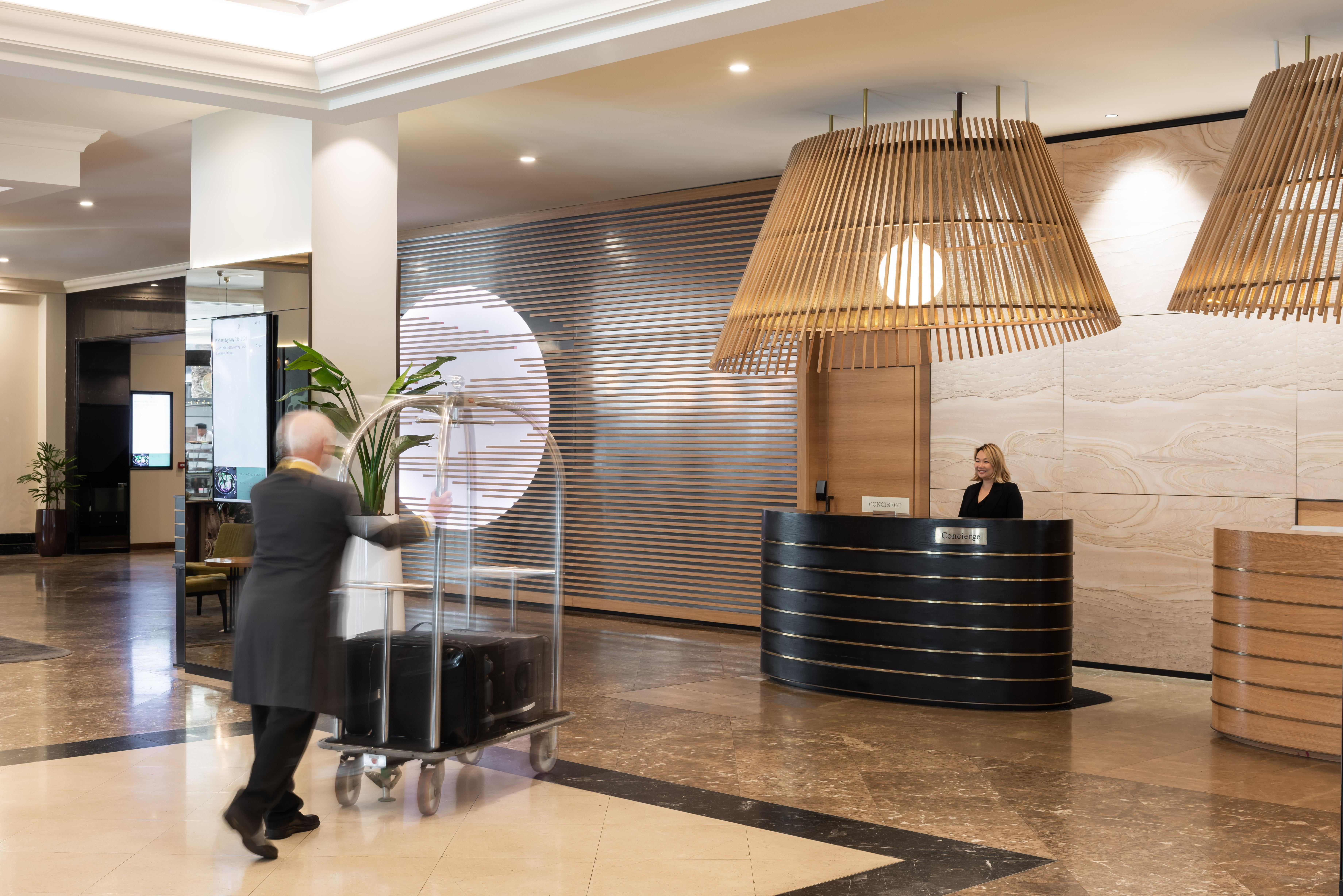 Pan Pacific Perth Hotell Exteriör bild Lobby