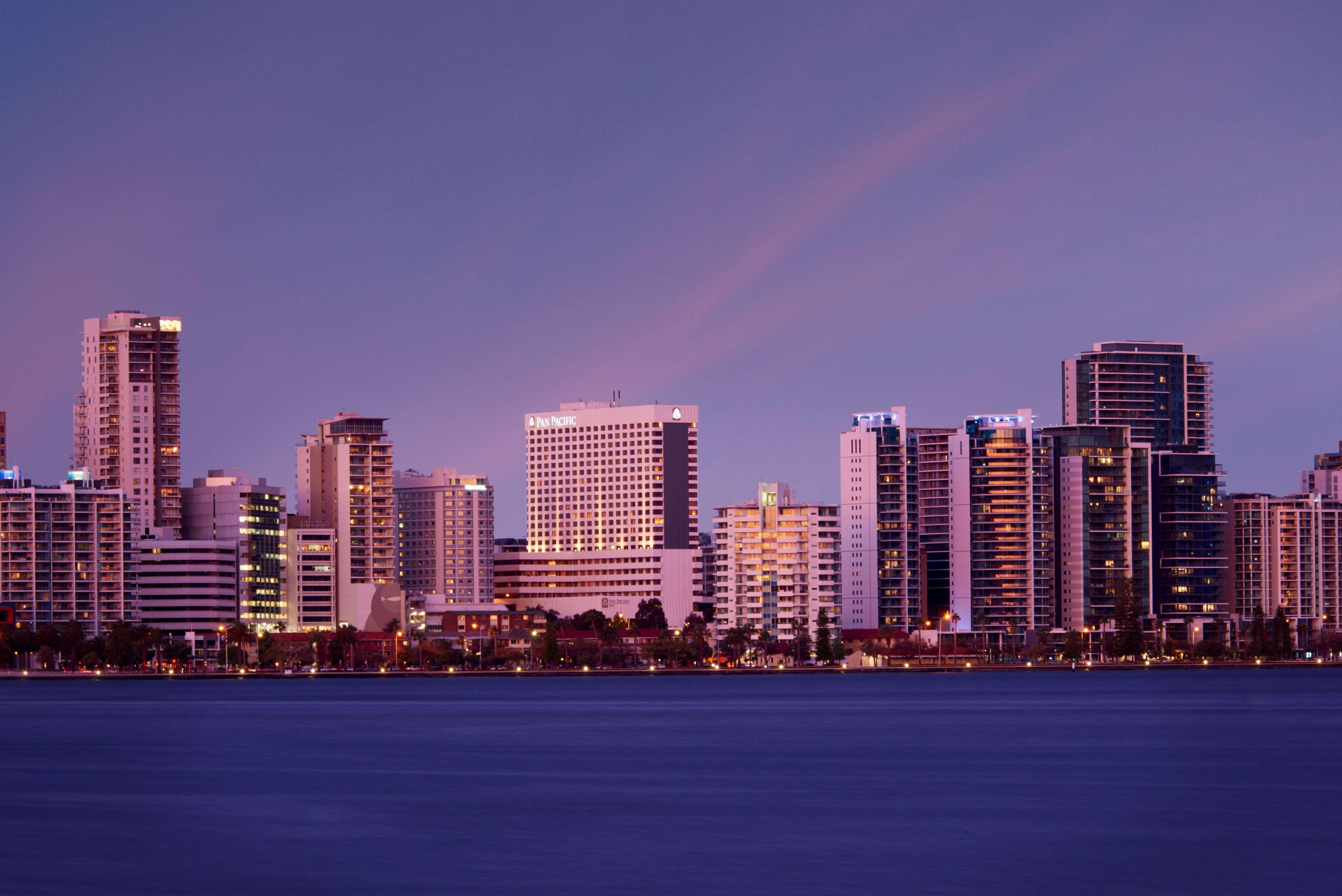 Pan Pacific Perth Hotell Exteriör bild San Diego skyline