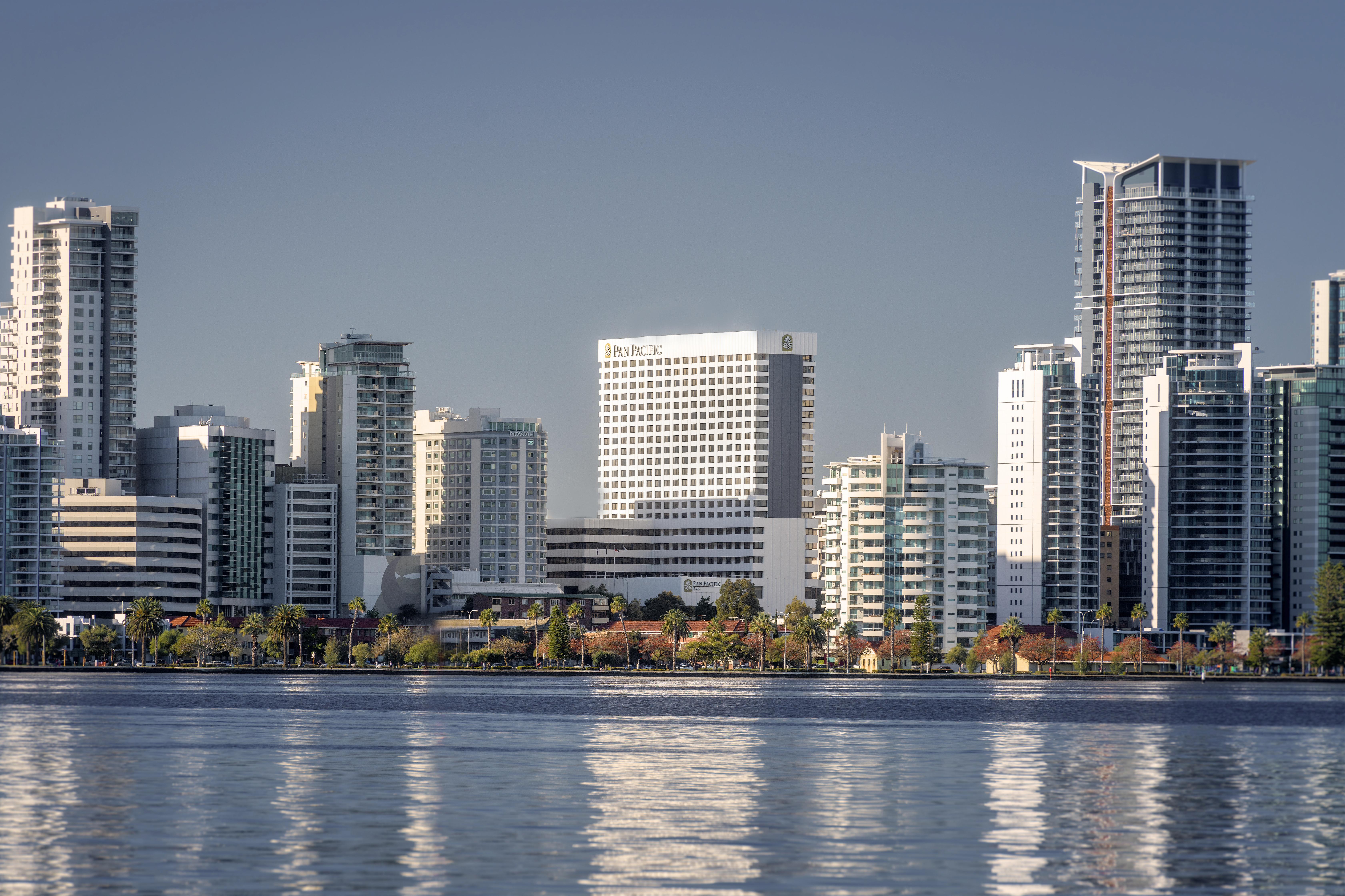 Pan Pacific Perth Hotell Exteriör bild Downtown San Diego skyline