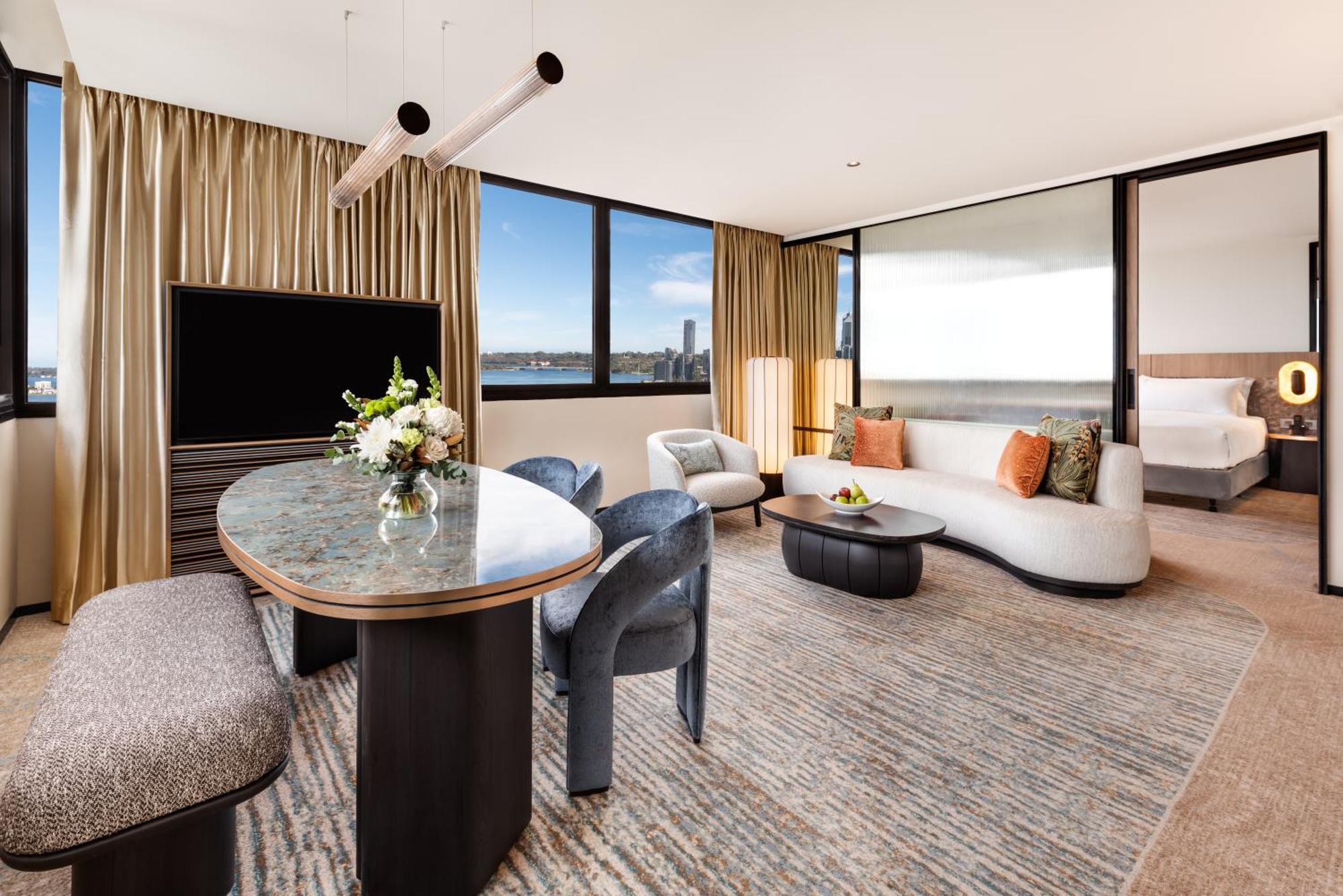 Pan Pacific Perth Hotell Exteriör bild A suite at the hotel